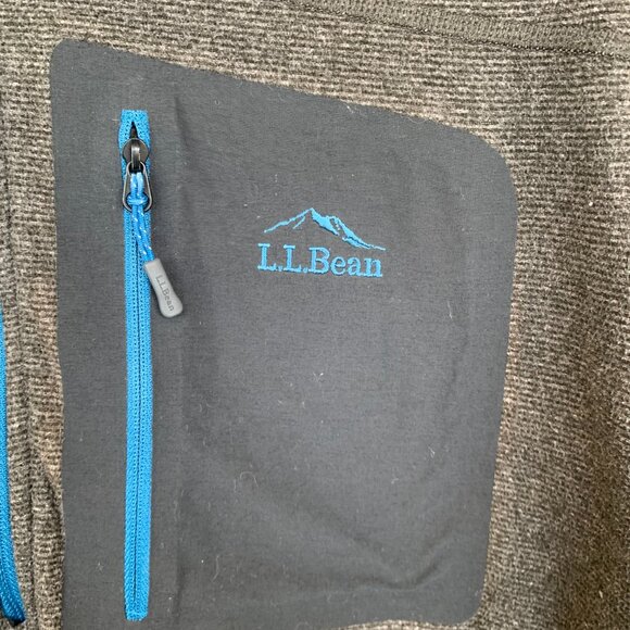 LL Bean North Ridge Fleece Quarter Zip Size Men's Large - Picture 3 of 4